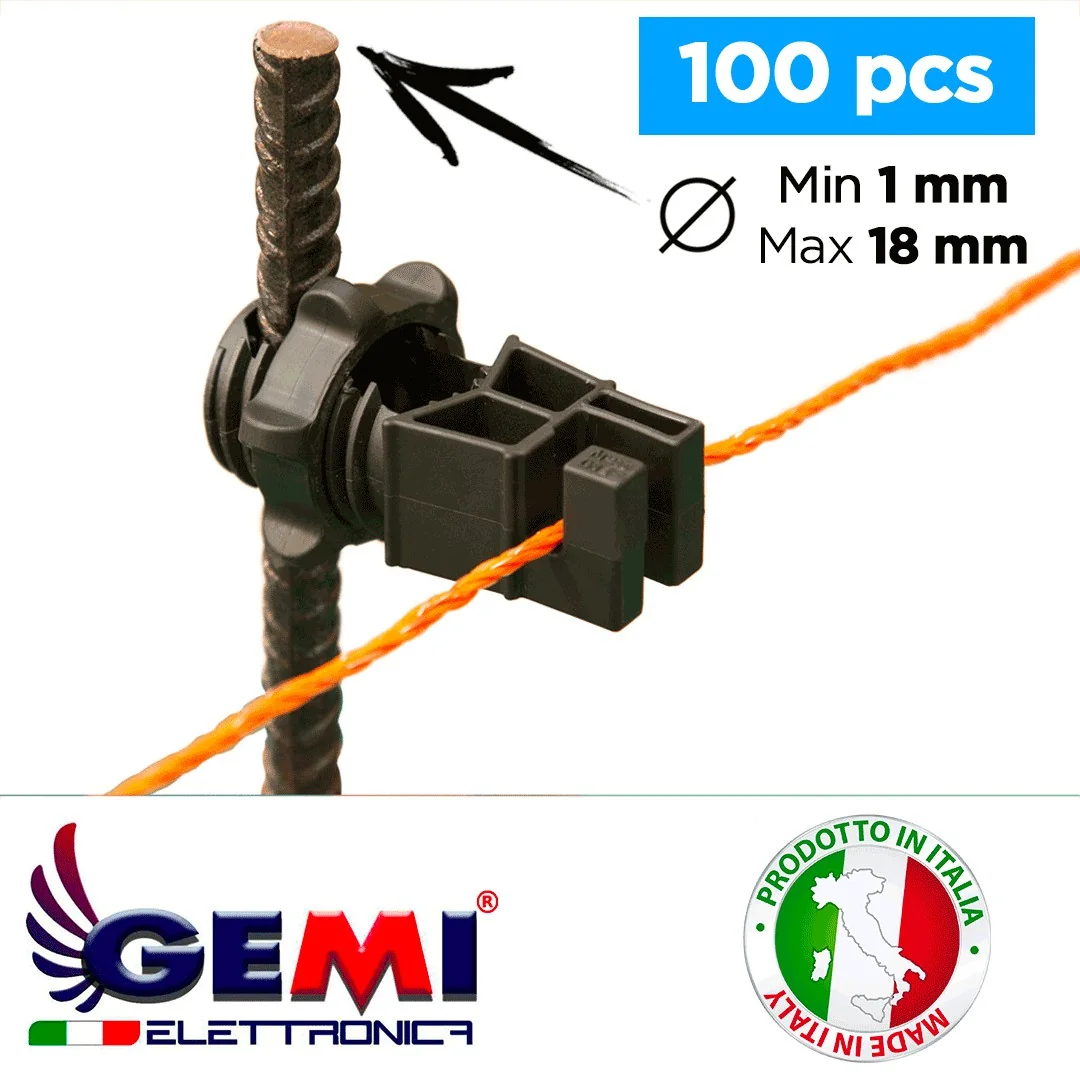 عوازل حديدية x100 سياج كهربائي للحيوانات